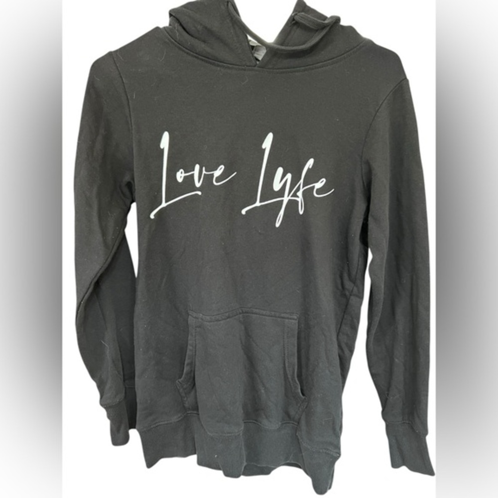Heritage Black Cotton Blend Hoodie